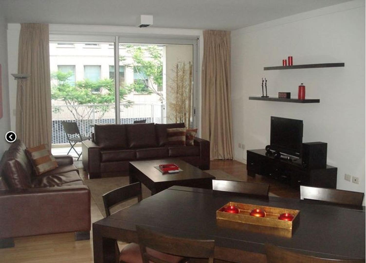 2 amb amoblado suite balcon y cochera cubierta FORUM