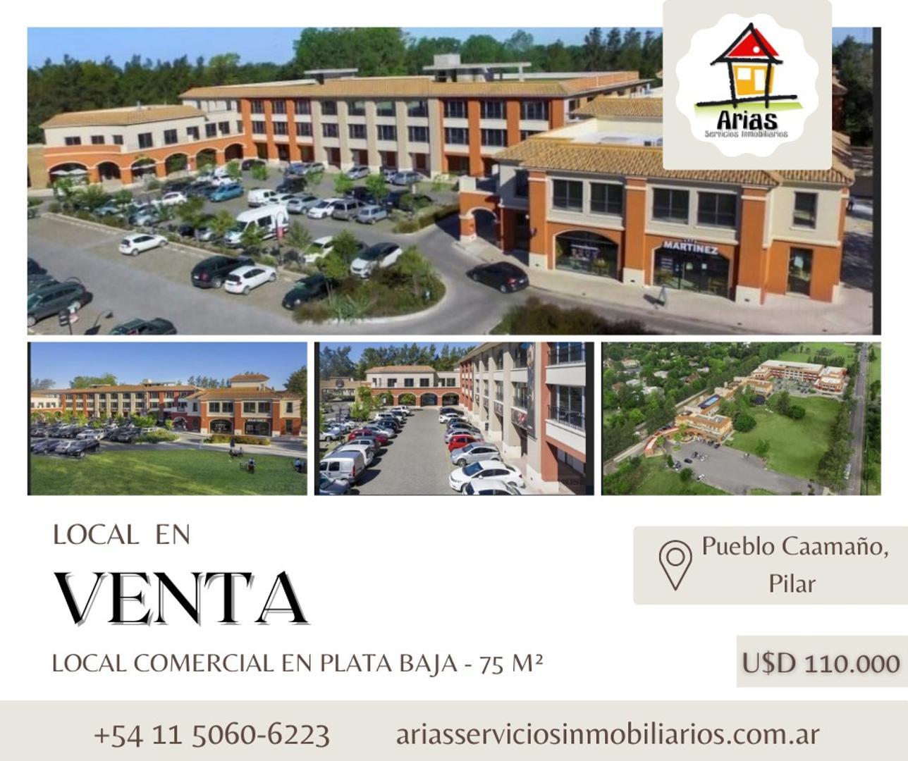 Locales comerciales EN VENTA en Pueblo Caamaño!