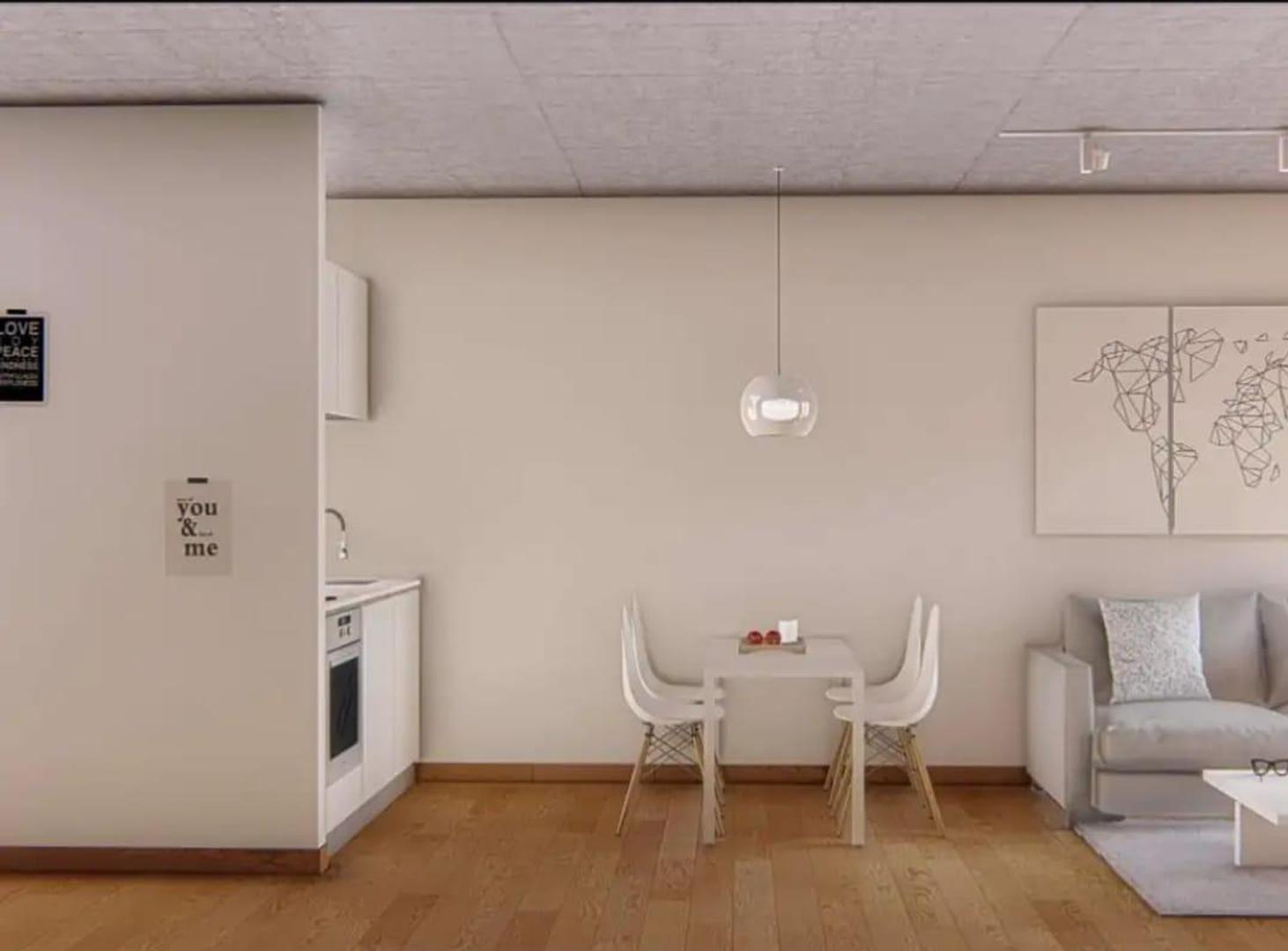 Monoambiente en venta con balcón al frente a estrenar ubicado en Belgrano.