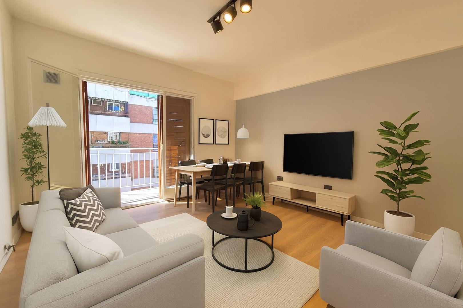 Departamento de 4 Ambientes en Barracas con Balcón