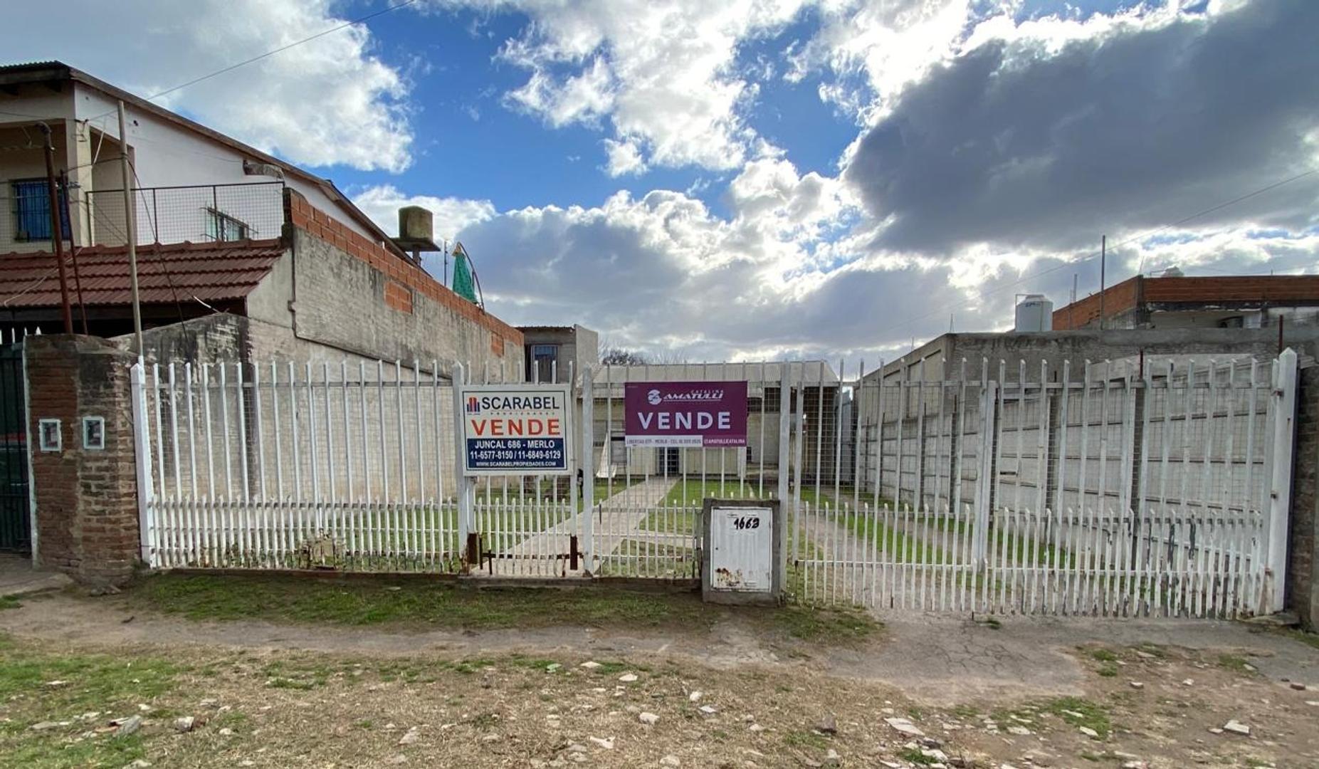 VENTA CASA 3 AMBIENTES CON GALPON DE 100 M2