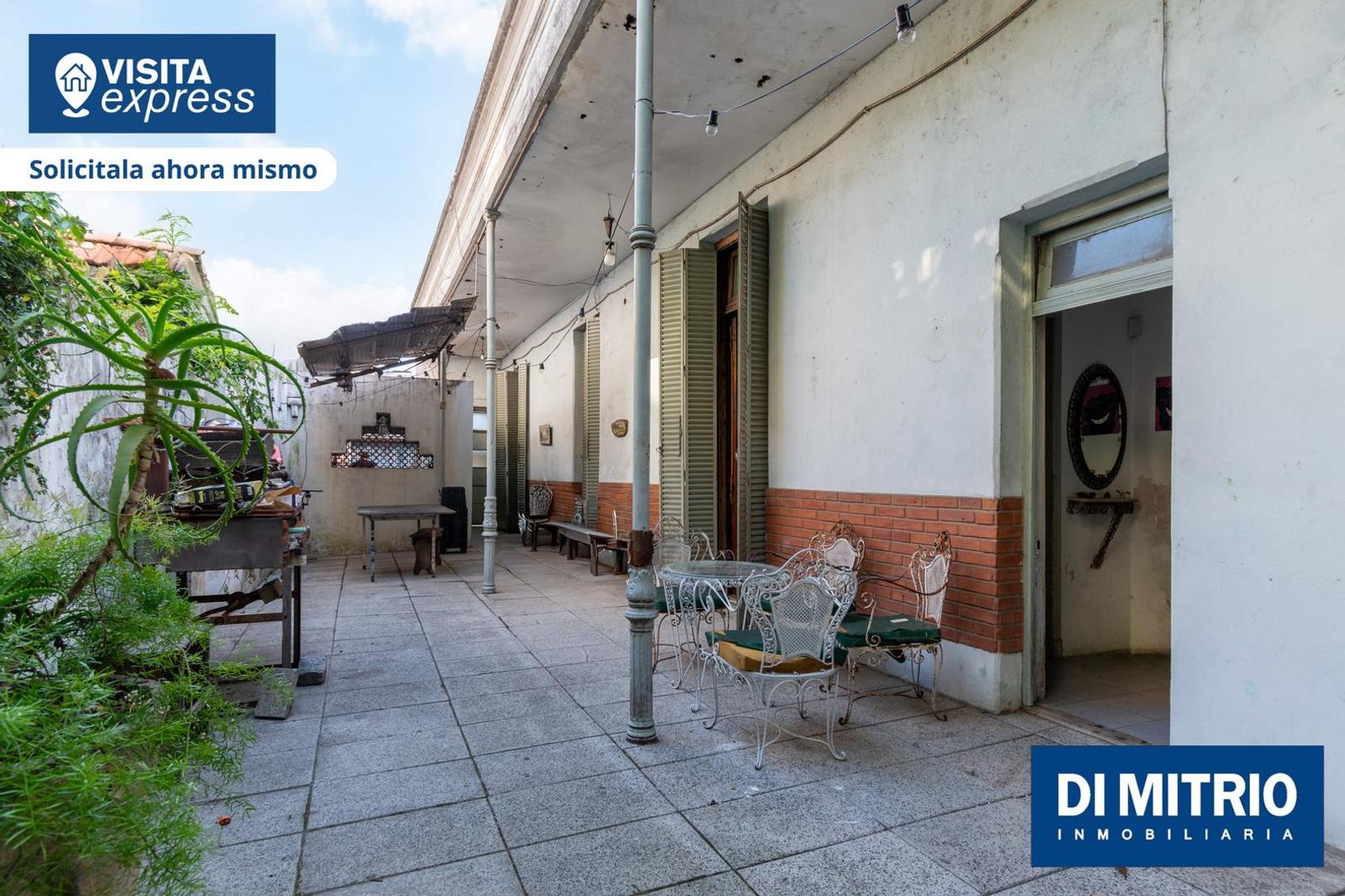 Casa a reciclar sobre Lote Propio de 8,66 x 43,30!