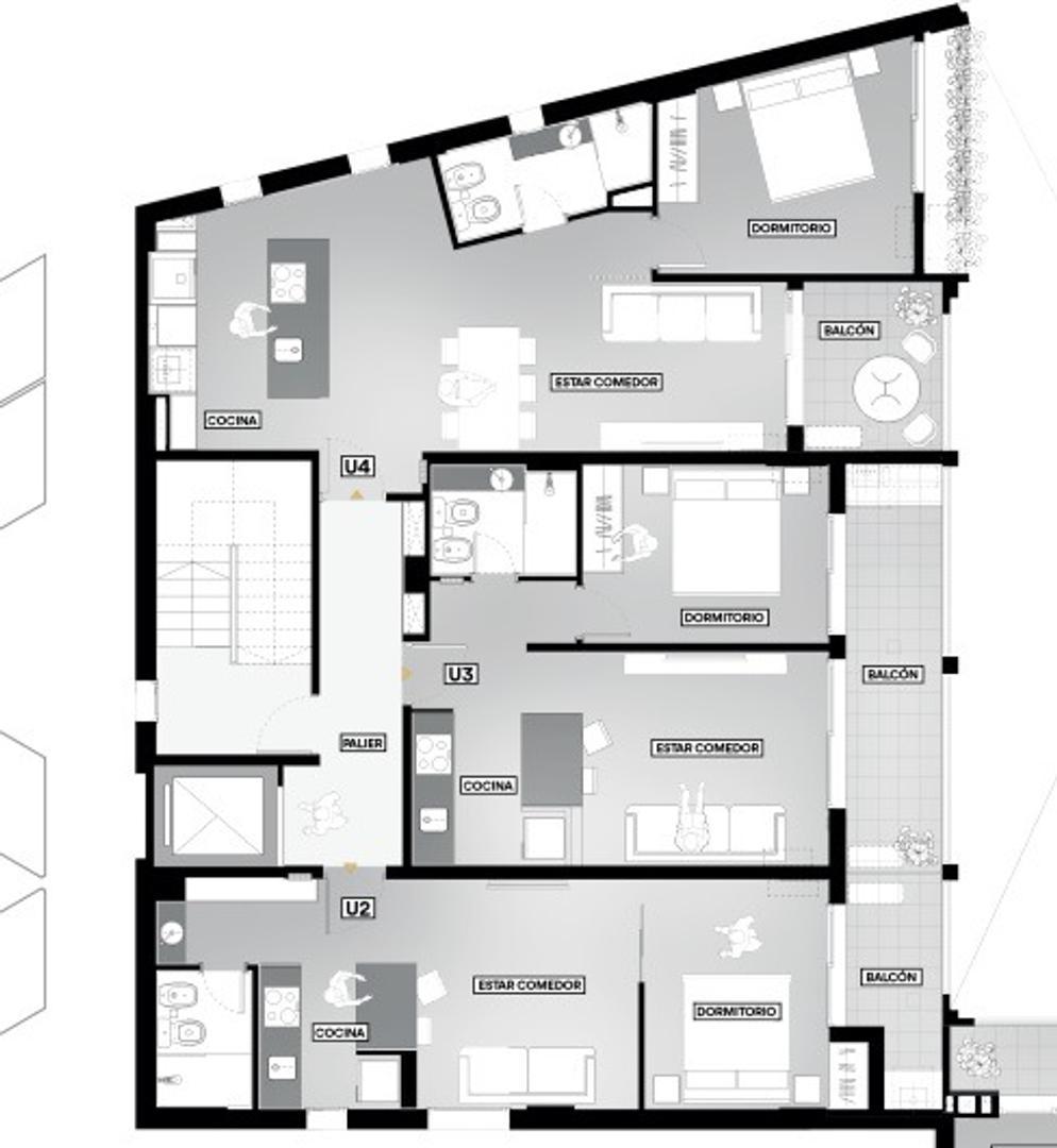 Departamento en Venta en Centro, USD 87.300