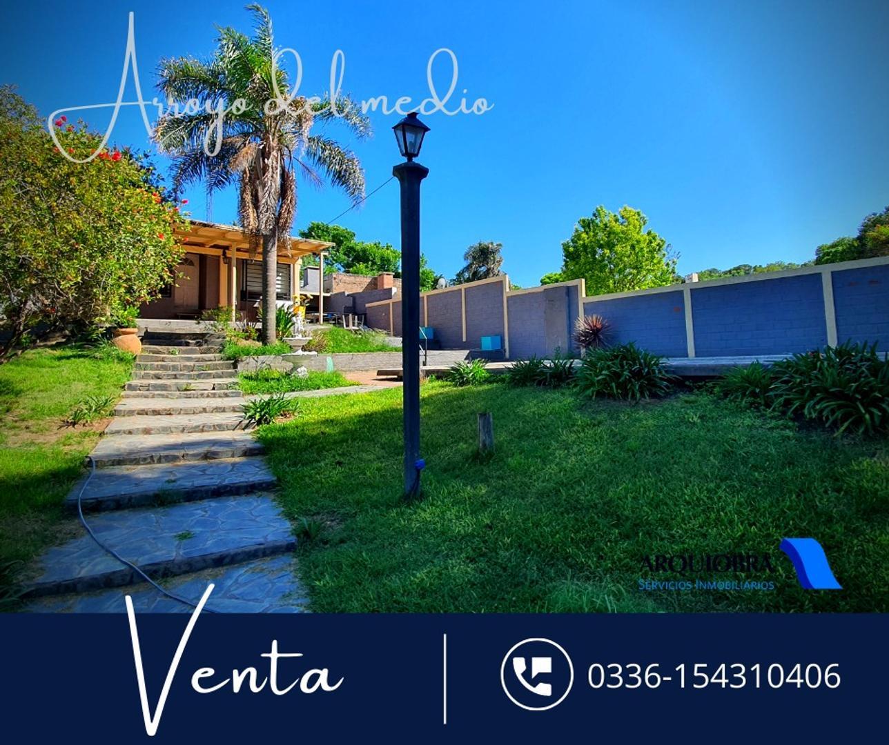 Quinta con Frente al Arroyo