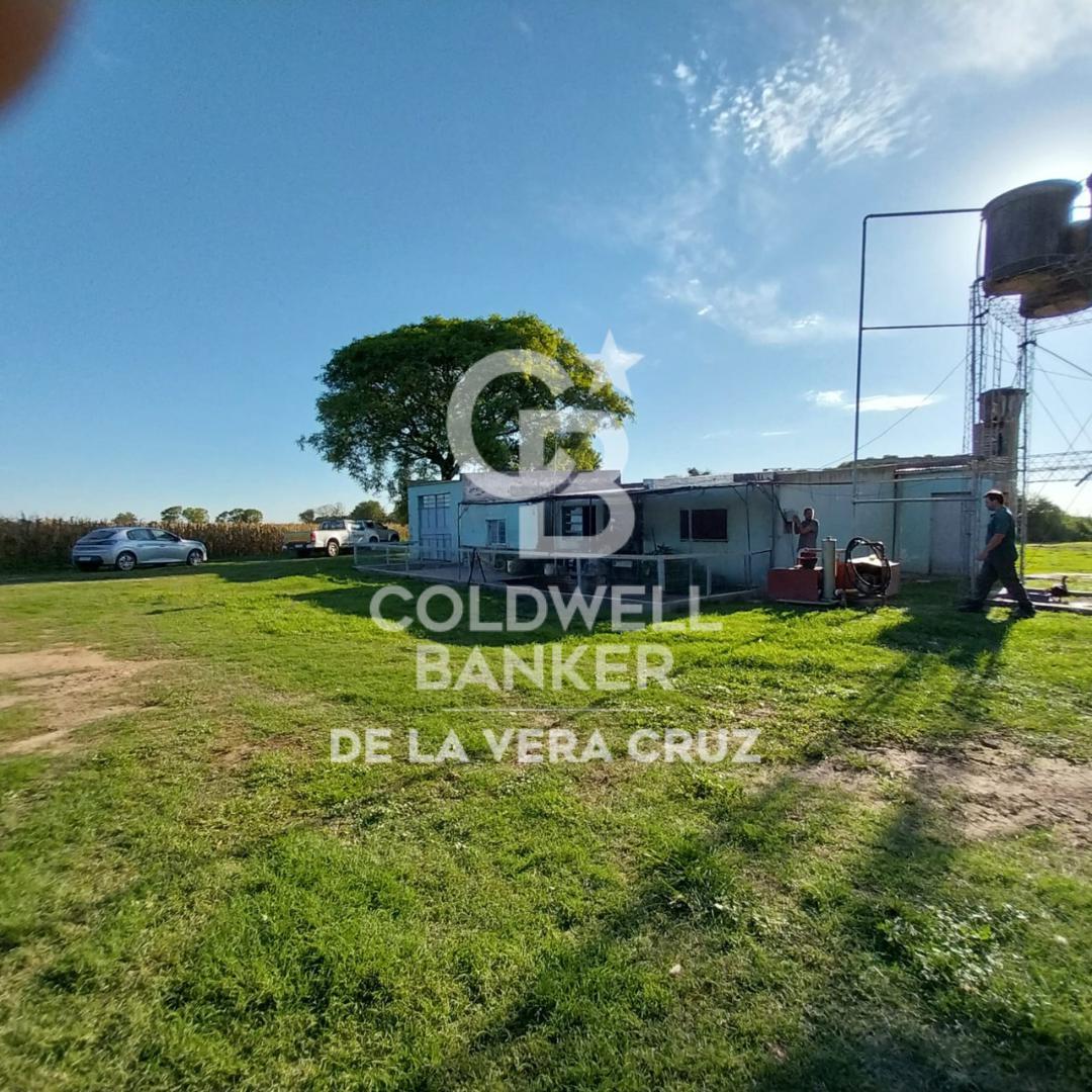 Campo con granja de cerdos, entre Recreo y Monte Vera, Santa Fe