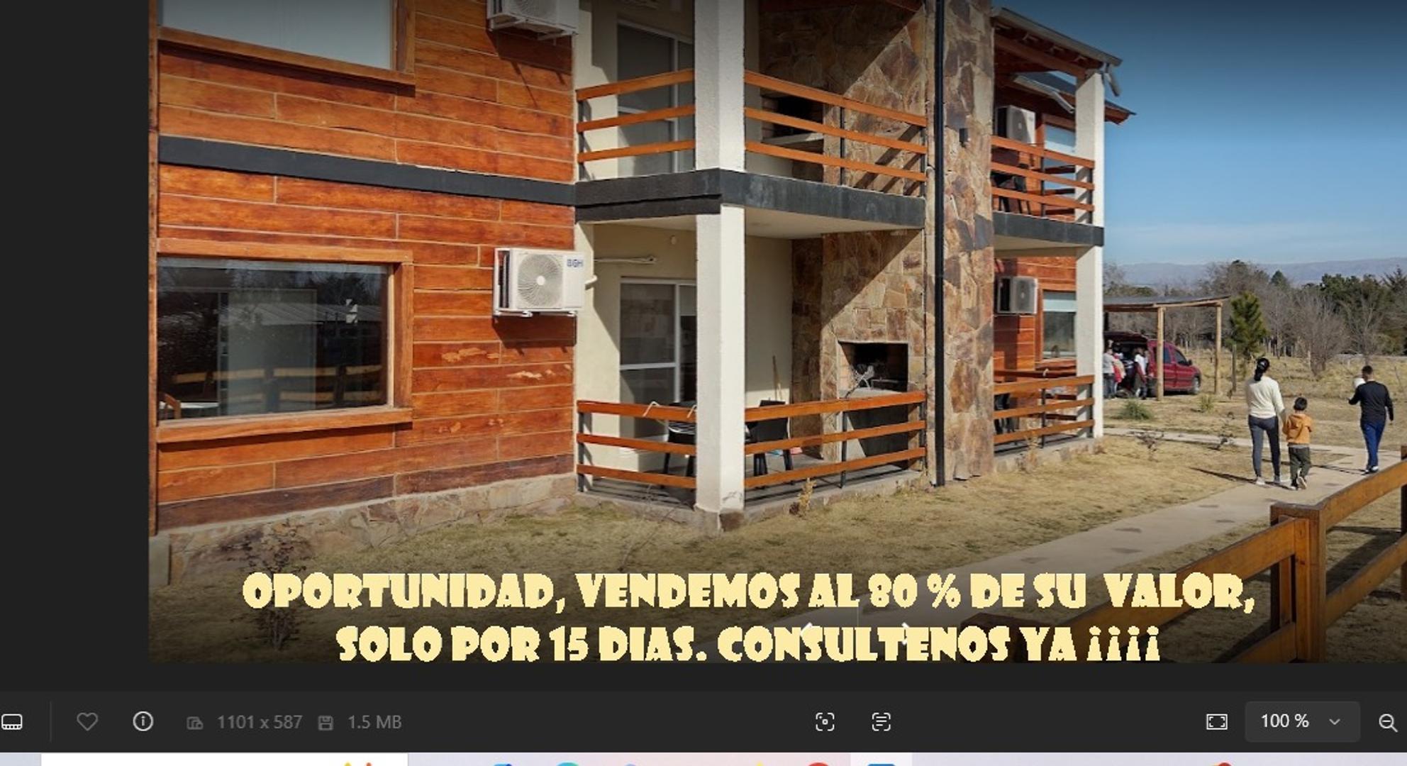 APART BOUTIQUE EN CORDOBA VILLA GRAL BELGRANO =RETASADO=