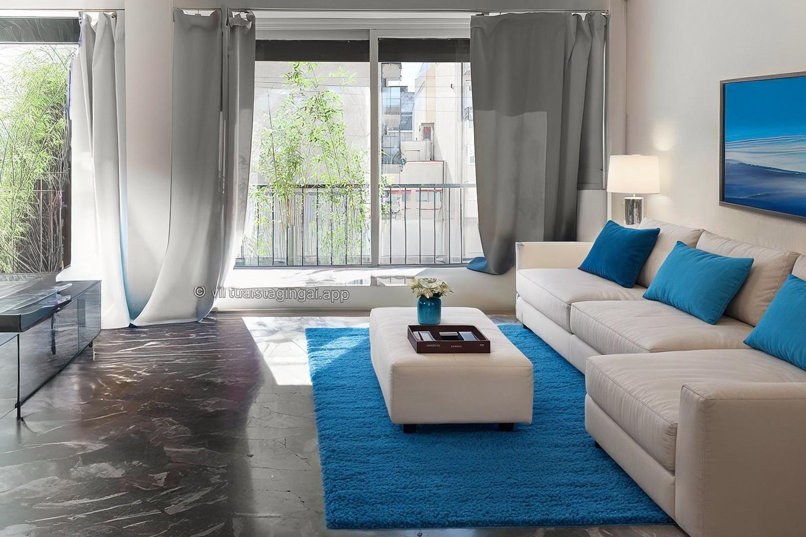 3/4 AMB. Av. Pueyrredón . Contrafrente.- .