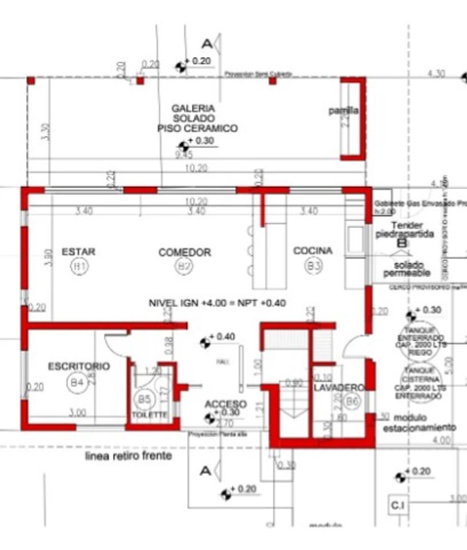 Casa 4 ambientes con 3 baños