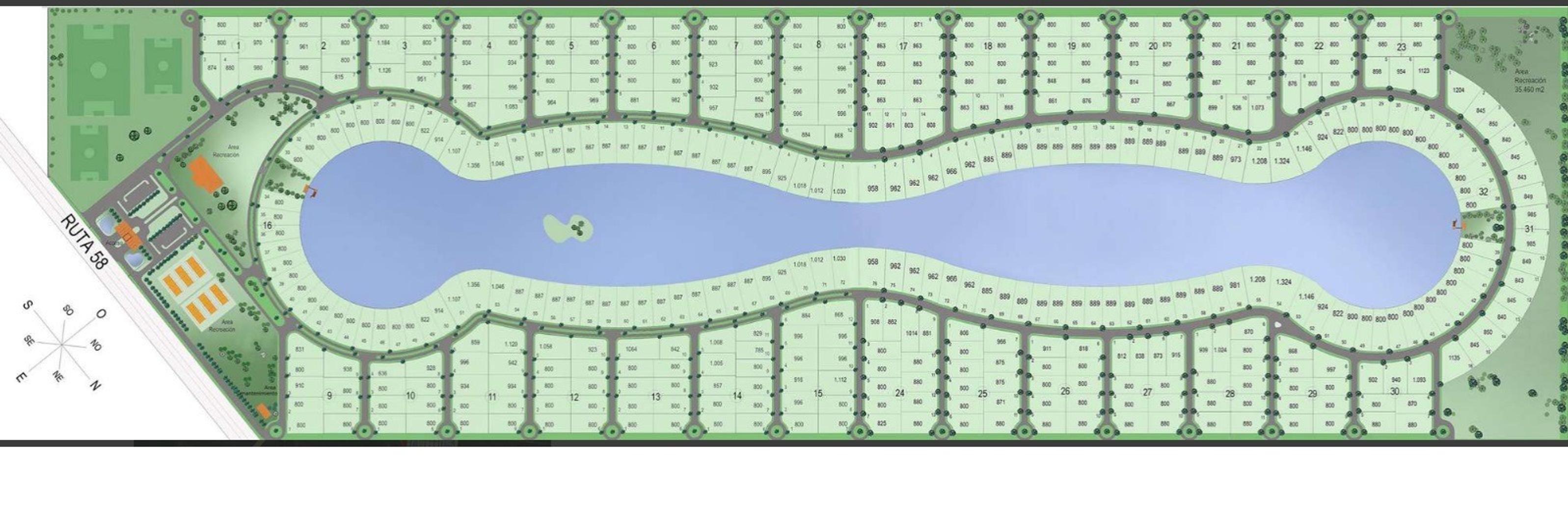 Lote 800m2 Barrio cerrado, Santa Rita, Caning