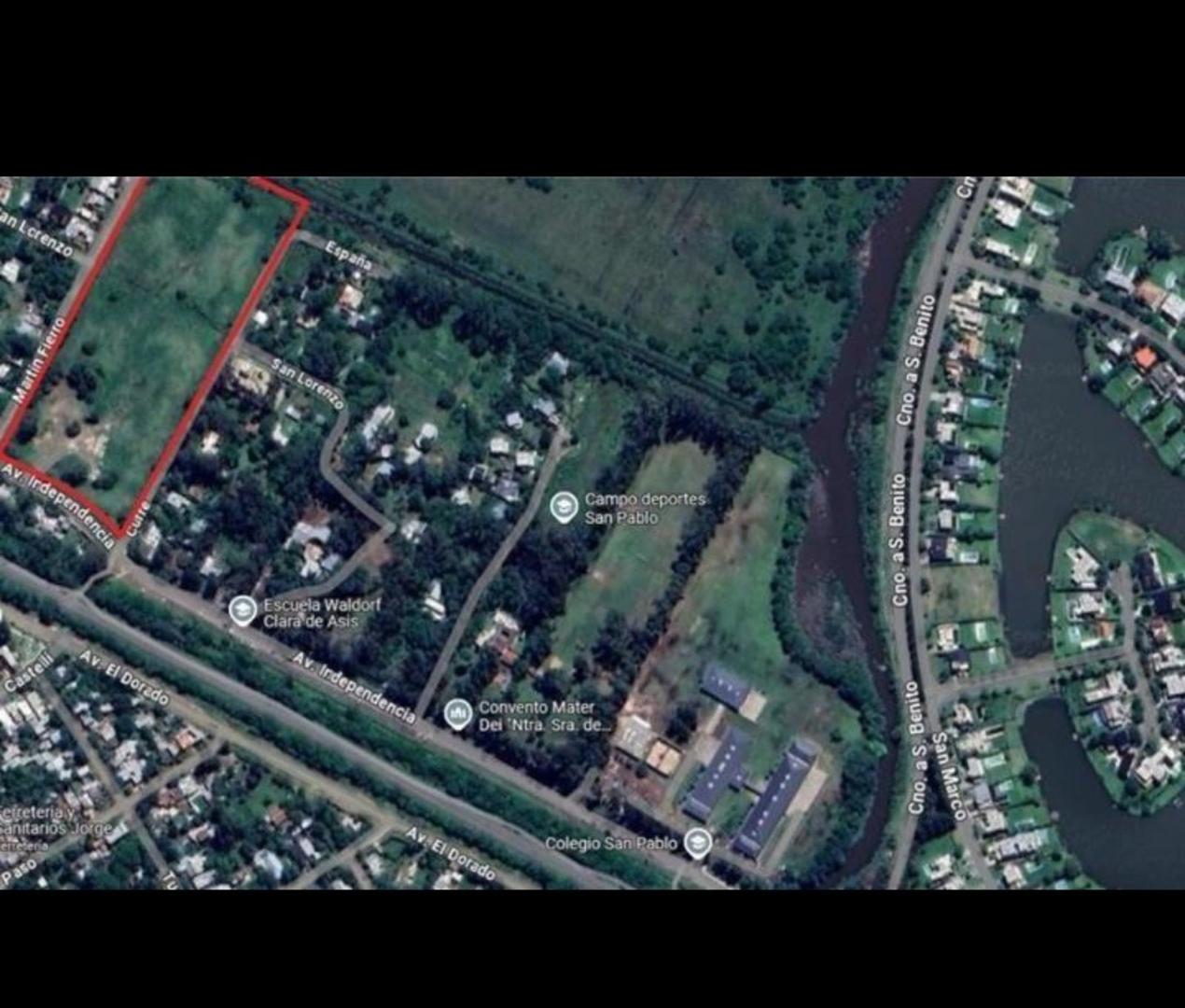 Terreno en Alquiler 100  mts Frente