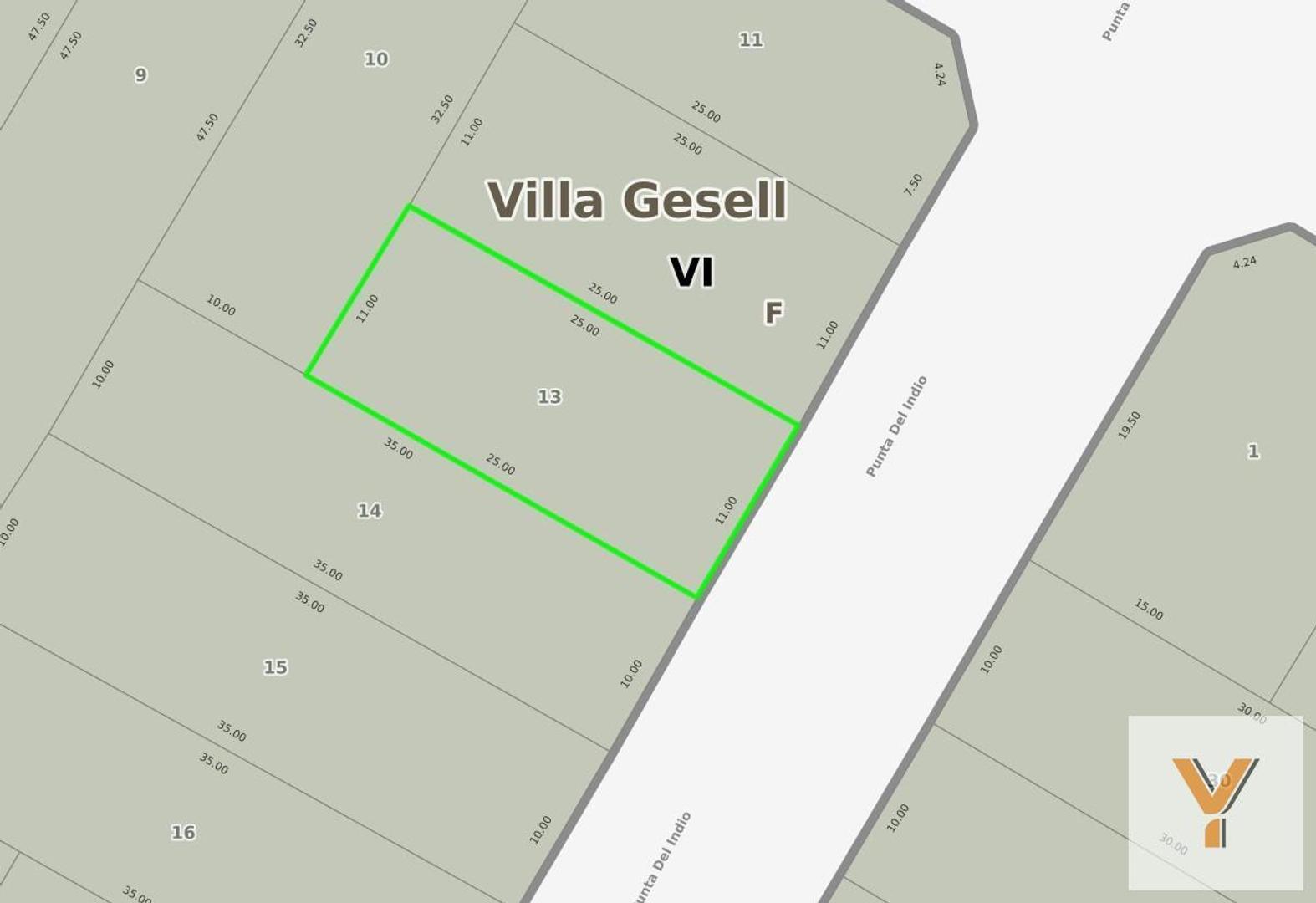 Terreno en Venta en Mar Azul, USD 35.000