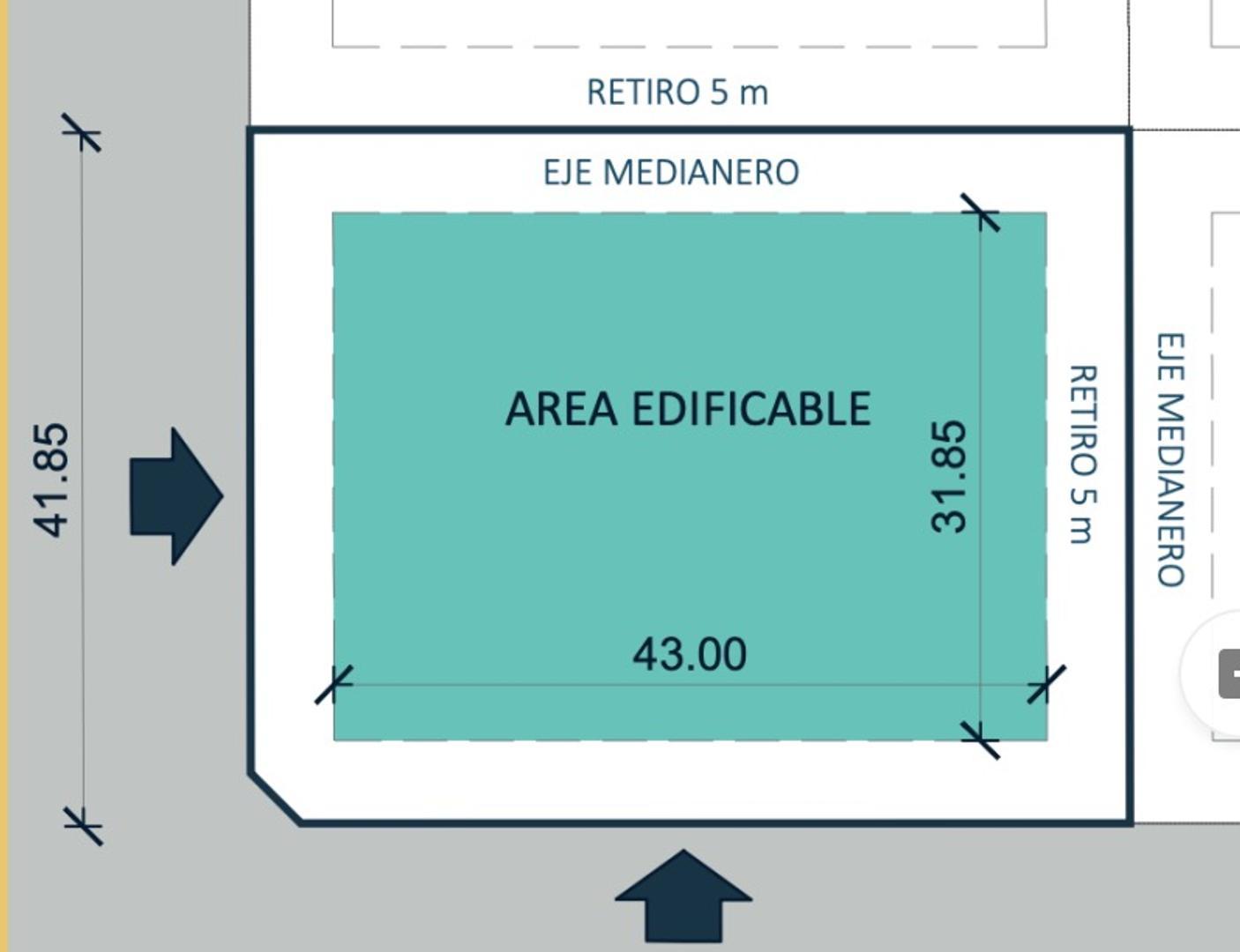 Terreno en Venta de 2212,0 m2