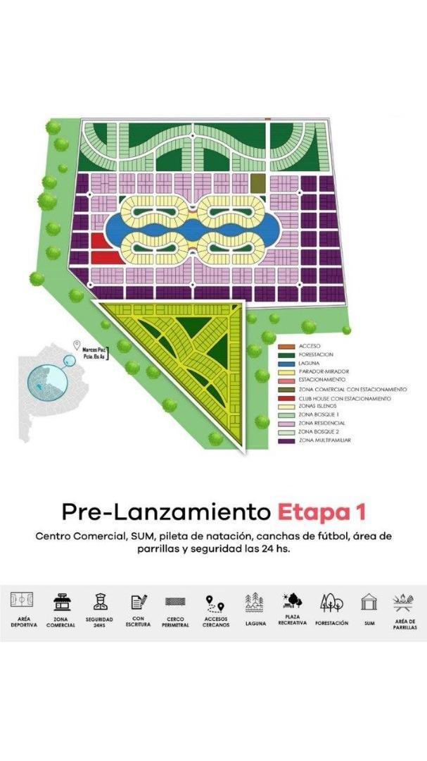 Terreno en Venta en Marcos Paz, USD 22.000