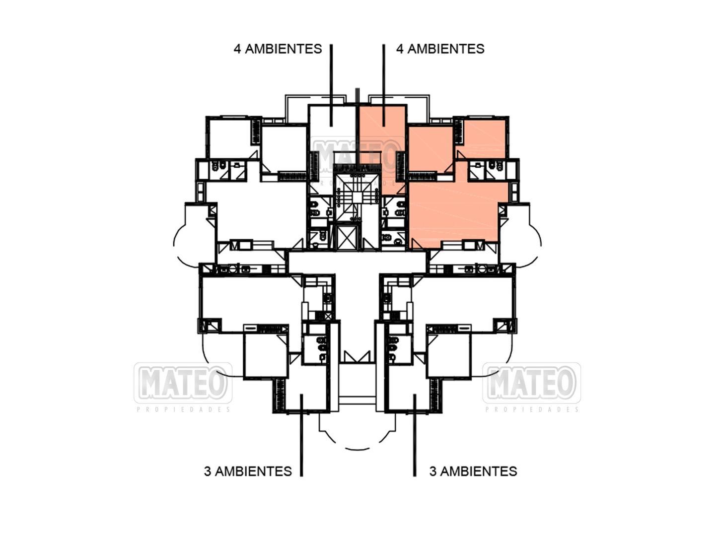 Departamento en Venta de 4 ambientes