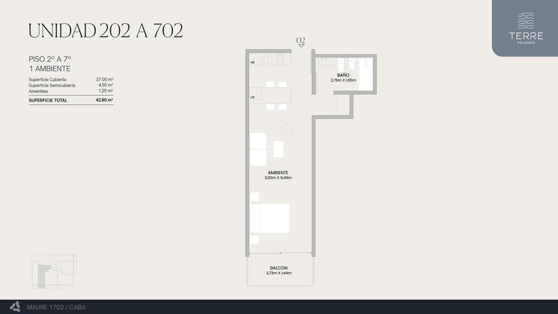 Departamento en Venta al Norte