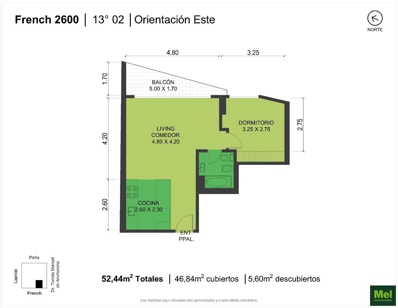French 2600, Piso 13