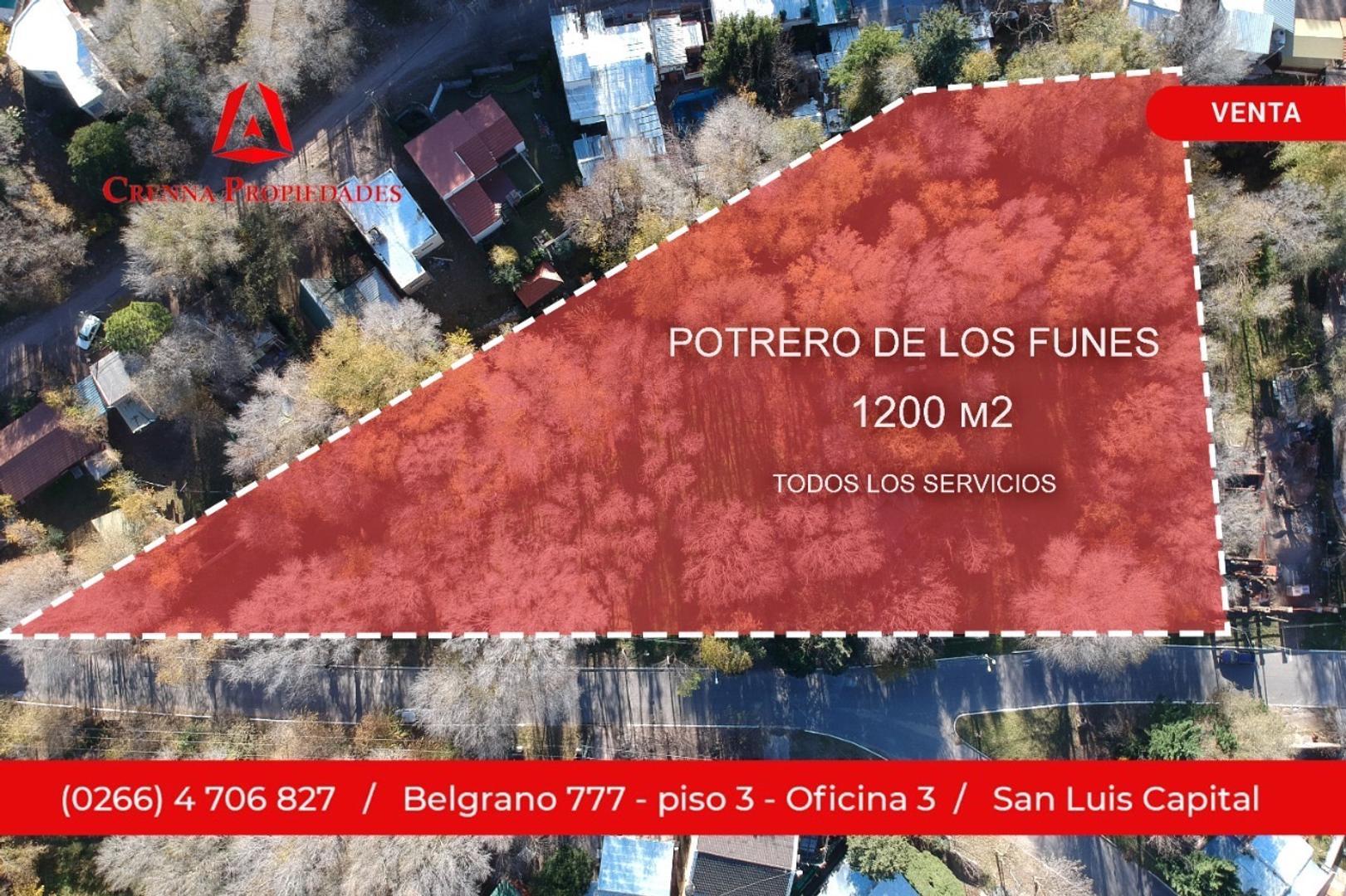 Venta Terreno Potrero de los Funes