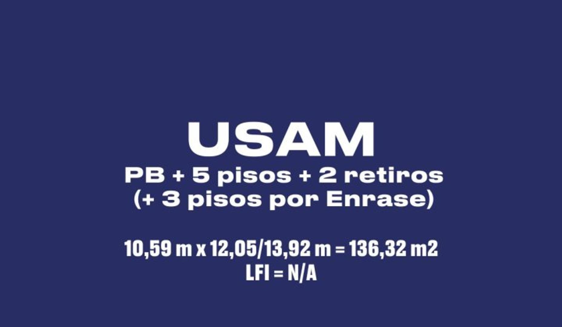 Terreno en Venta 11,90  mts Fondo
