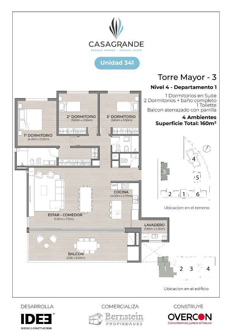 Departamento en Venta de 4 ambientes