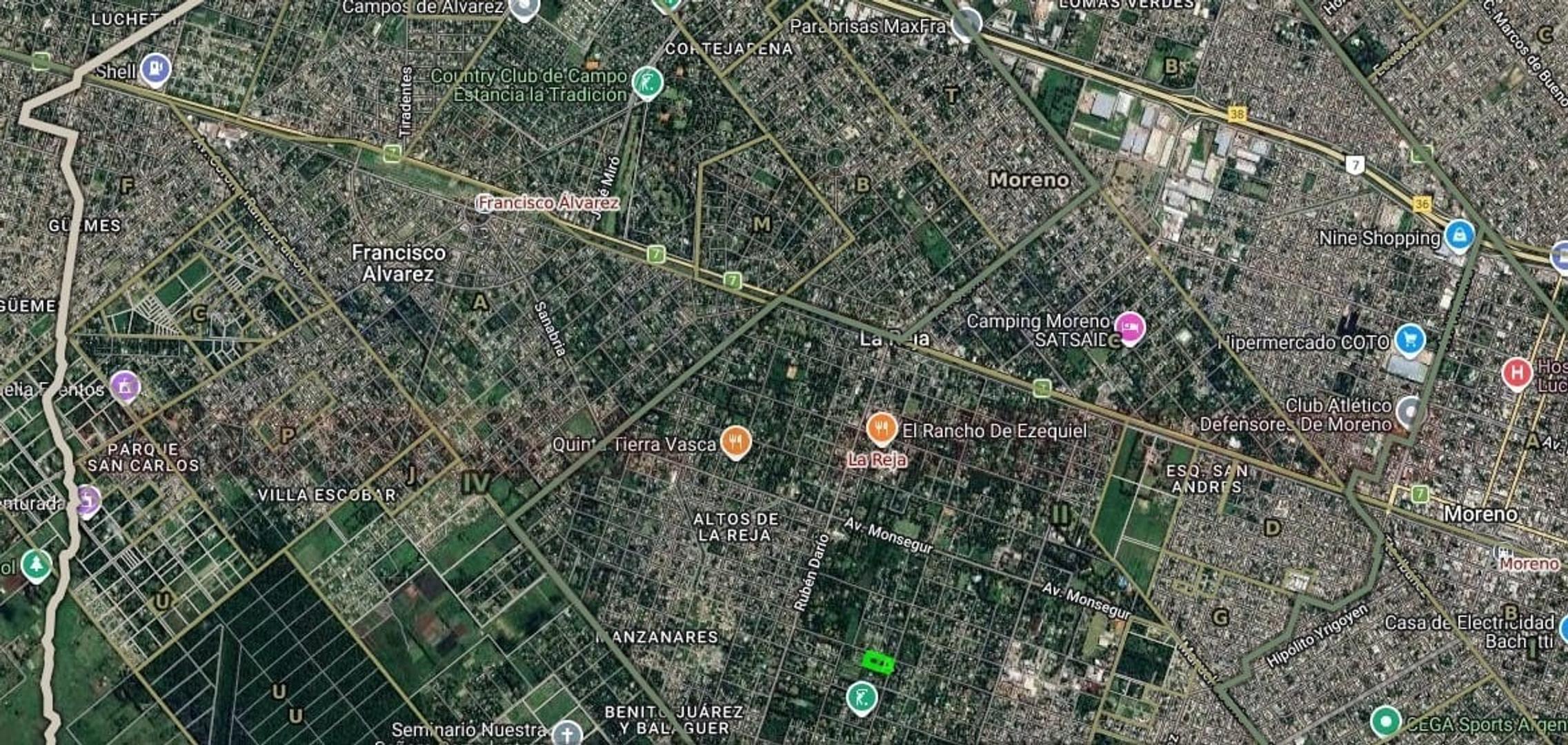 TERRENO DE 1200 M² A SUBDIVIDIR EN LA REJA