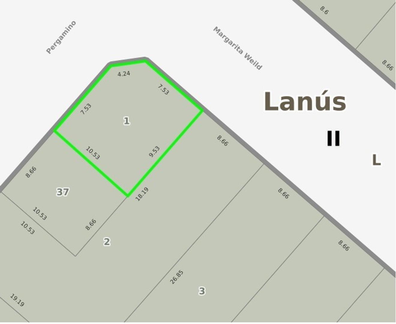 Casa 3 ambientes con 1 baño