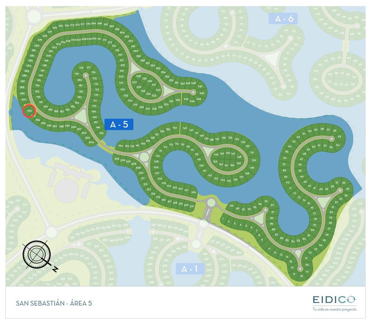 Lote en venta Barrio San Sebastian Area 5