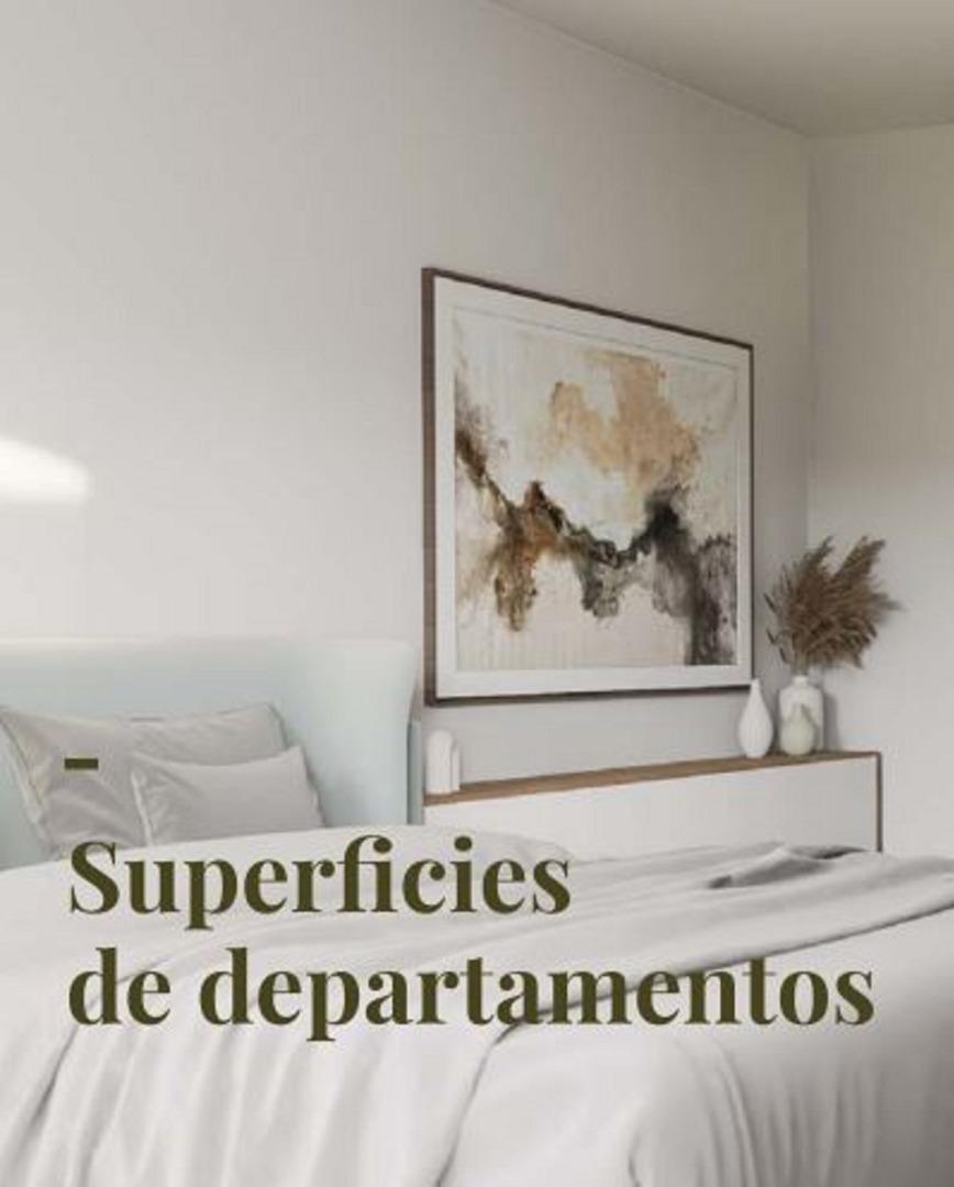 Departamento 2 ambientes con 2 baños