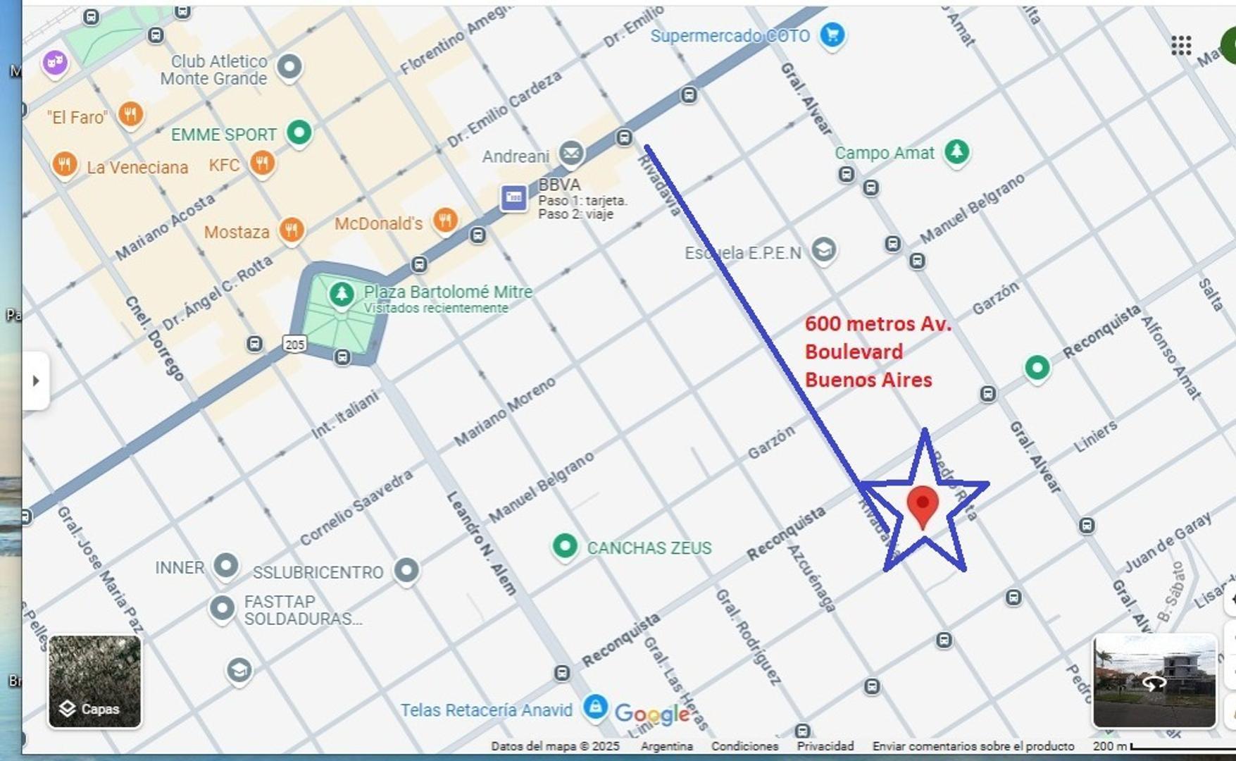 Departamento Monoambiente con 1 baño