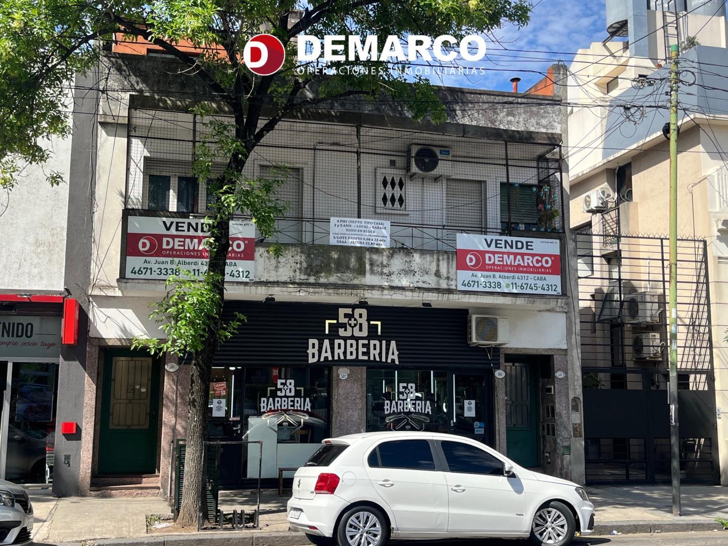 LOTE 8.66x23.-4 DPTOS T/ CASA 2 Y 3 AMB.+ LOCAL EN BLOCK