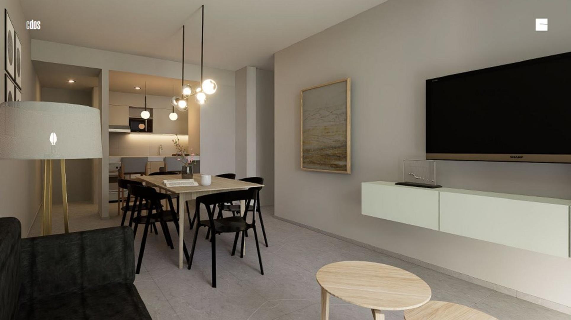 Departamento Monoambiente con 1 baño