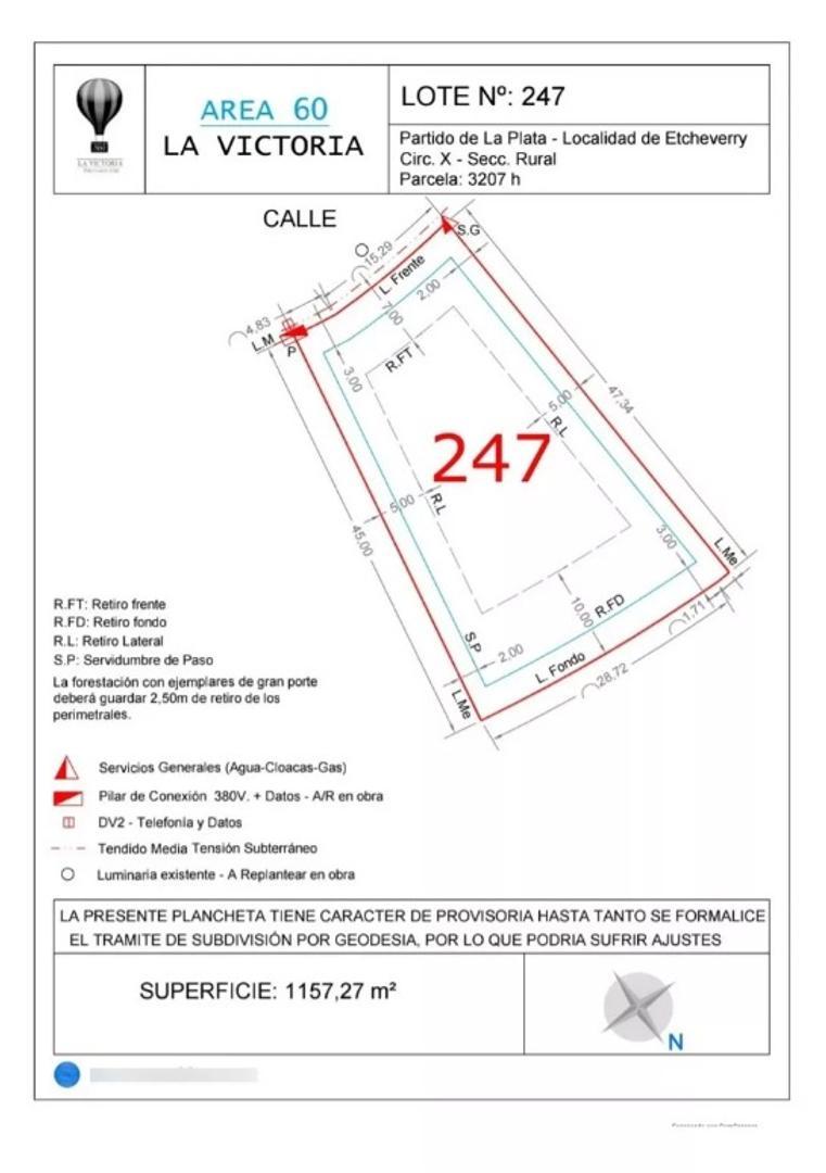 Lote en Venta, La Victoria Polo Country Club. Brandsen