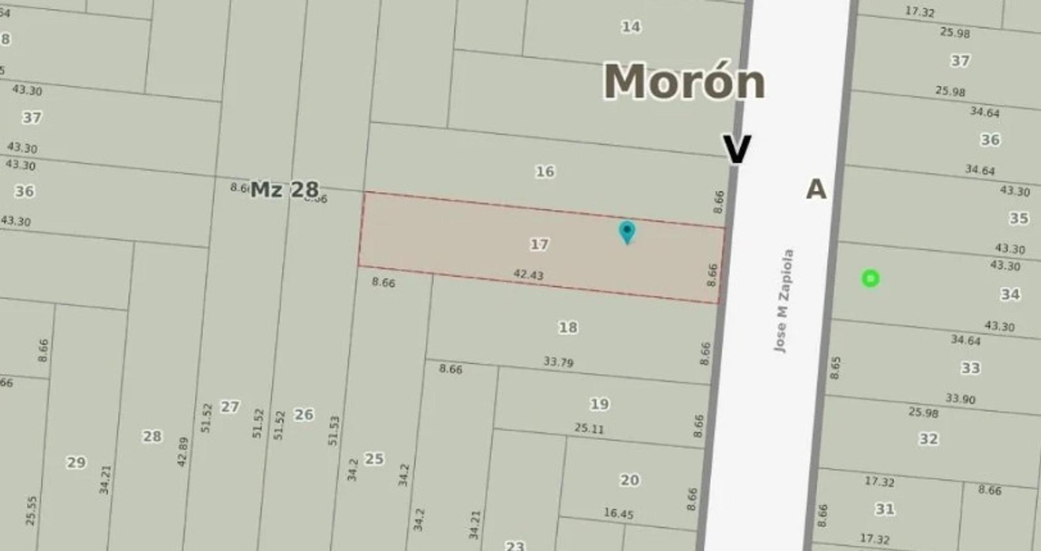 Terreno en Venta, FOT 1,2