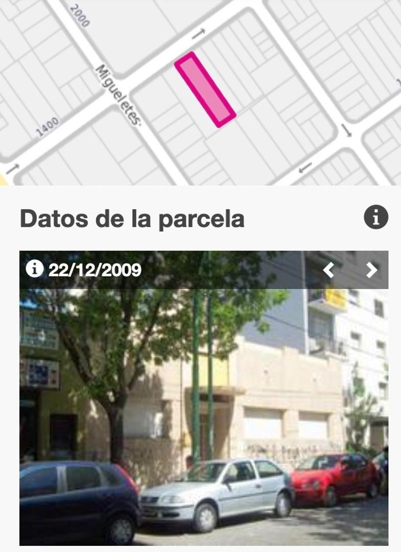 Lote, BAJO BELGRANO Echeverria al 1300, GRAN FRENTE y FONDO