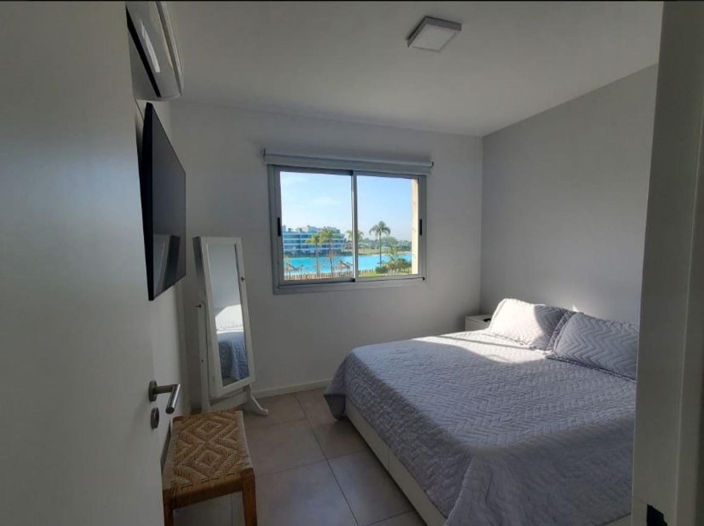 Departamento 2 Ambientes Amoblado Con Vista A La Laguna