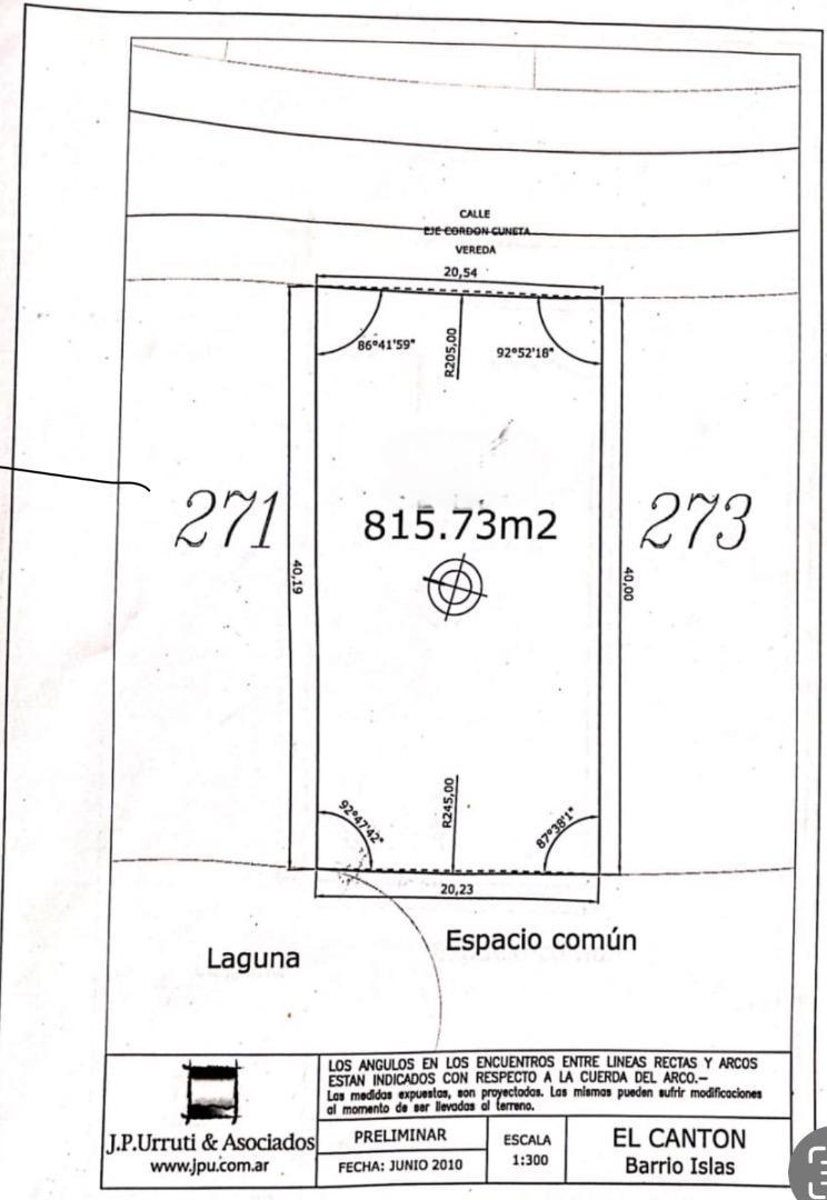 Terreno en Venta en El Cantón - Barrio Islas, USD 90.000