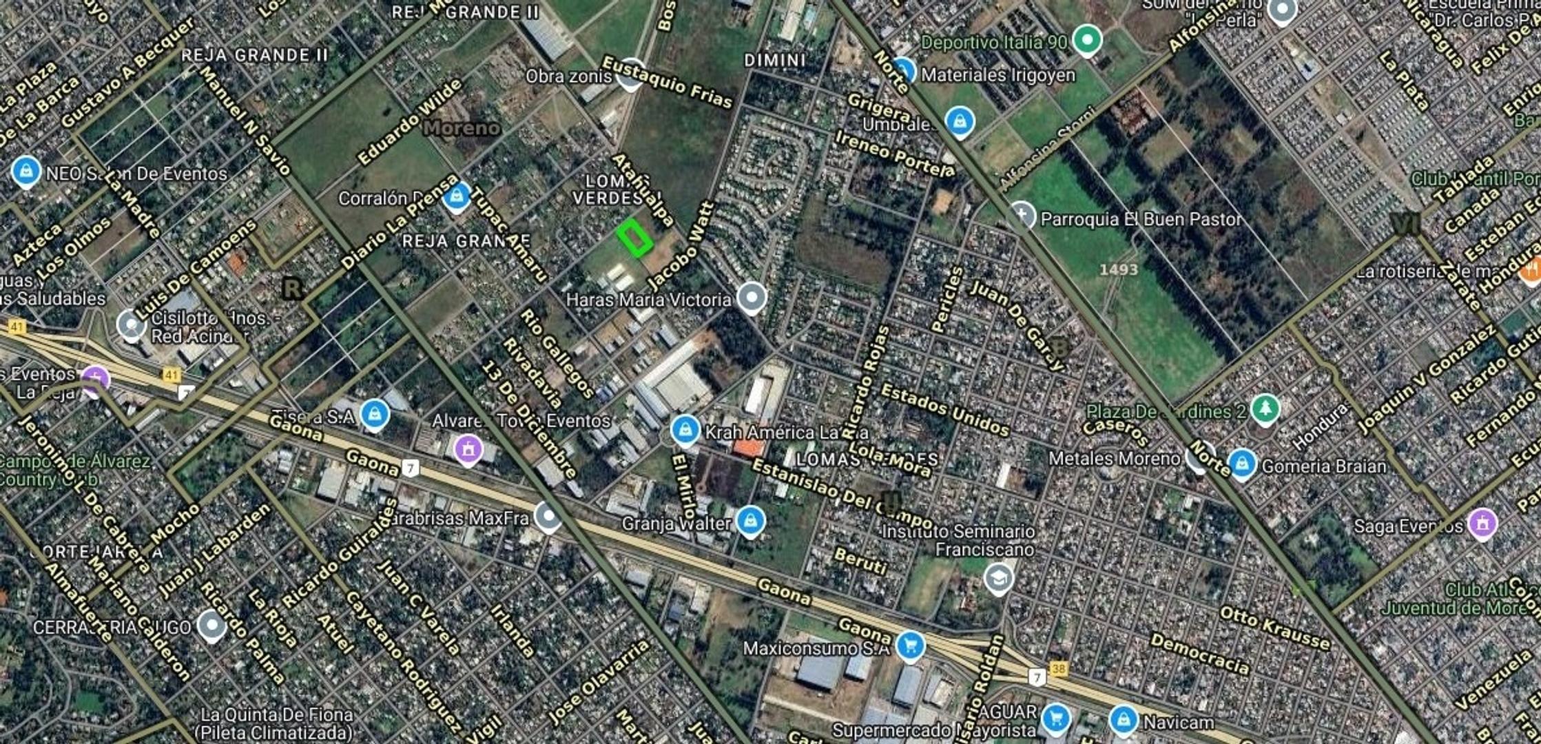 LOTE DE 4.492 M² CON EXCELENTE UBICACIÓN EN LA REJA