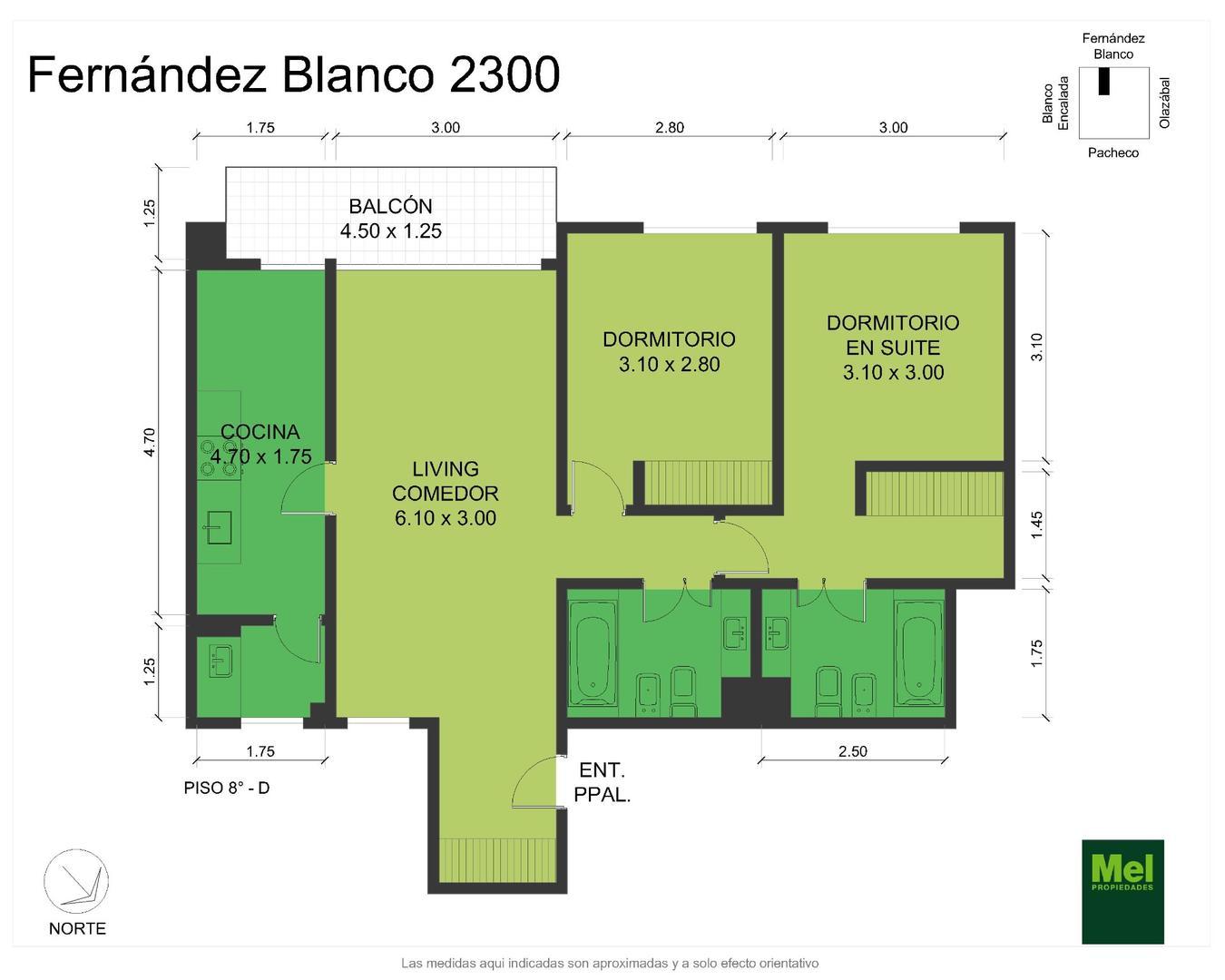 Departamento en Venta de 3 ambientes