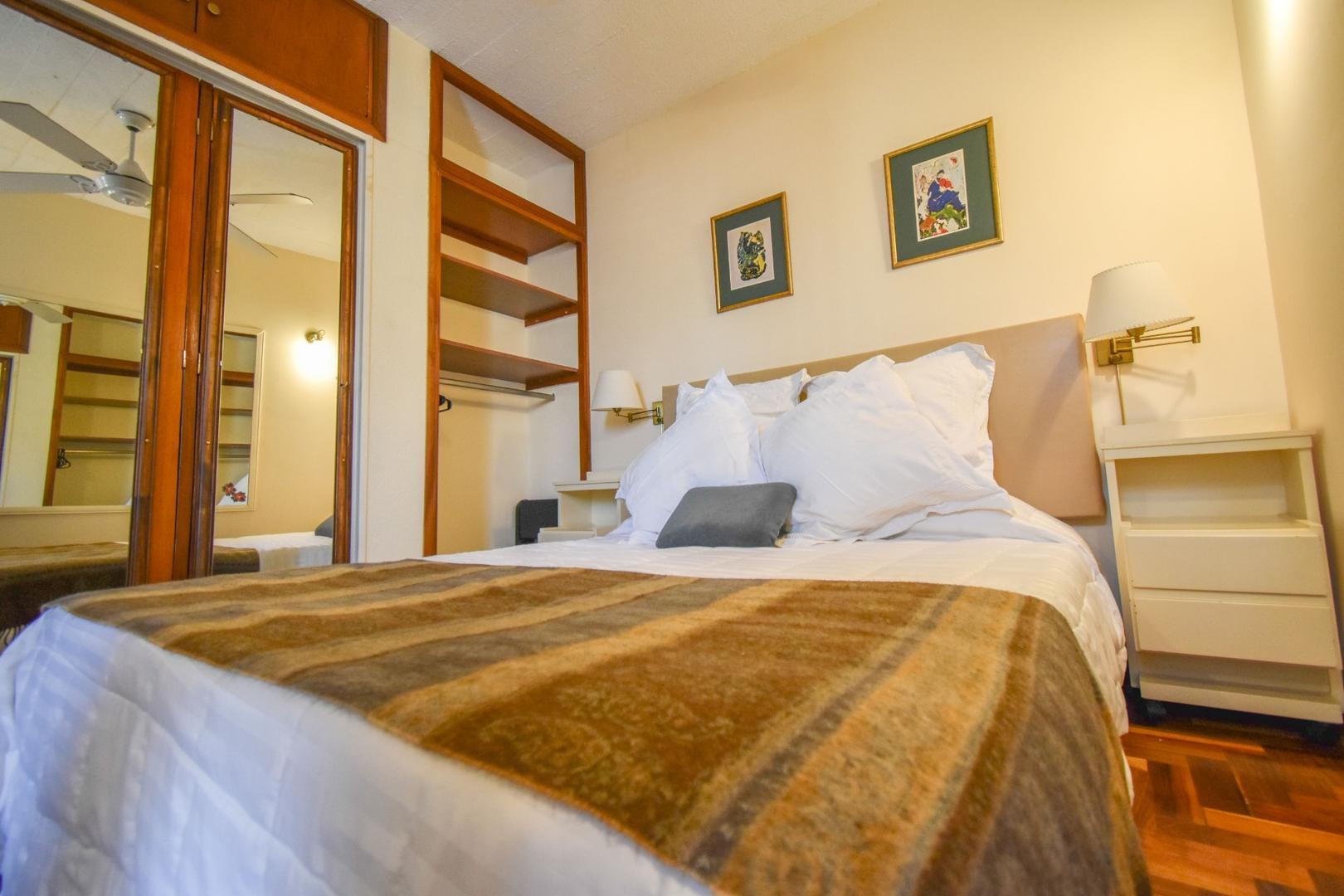 Departamento 2 ambientes con 2 baños