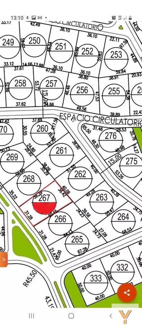 Terreno en Venta de 2008,0 m2
