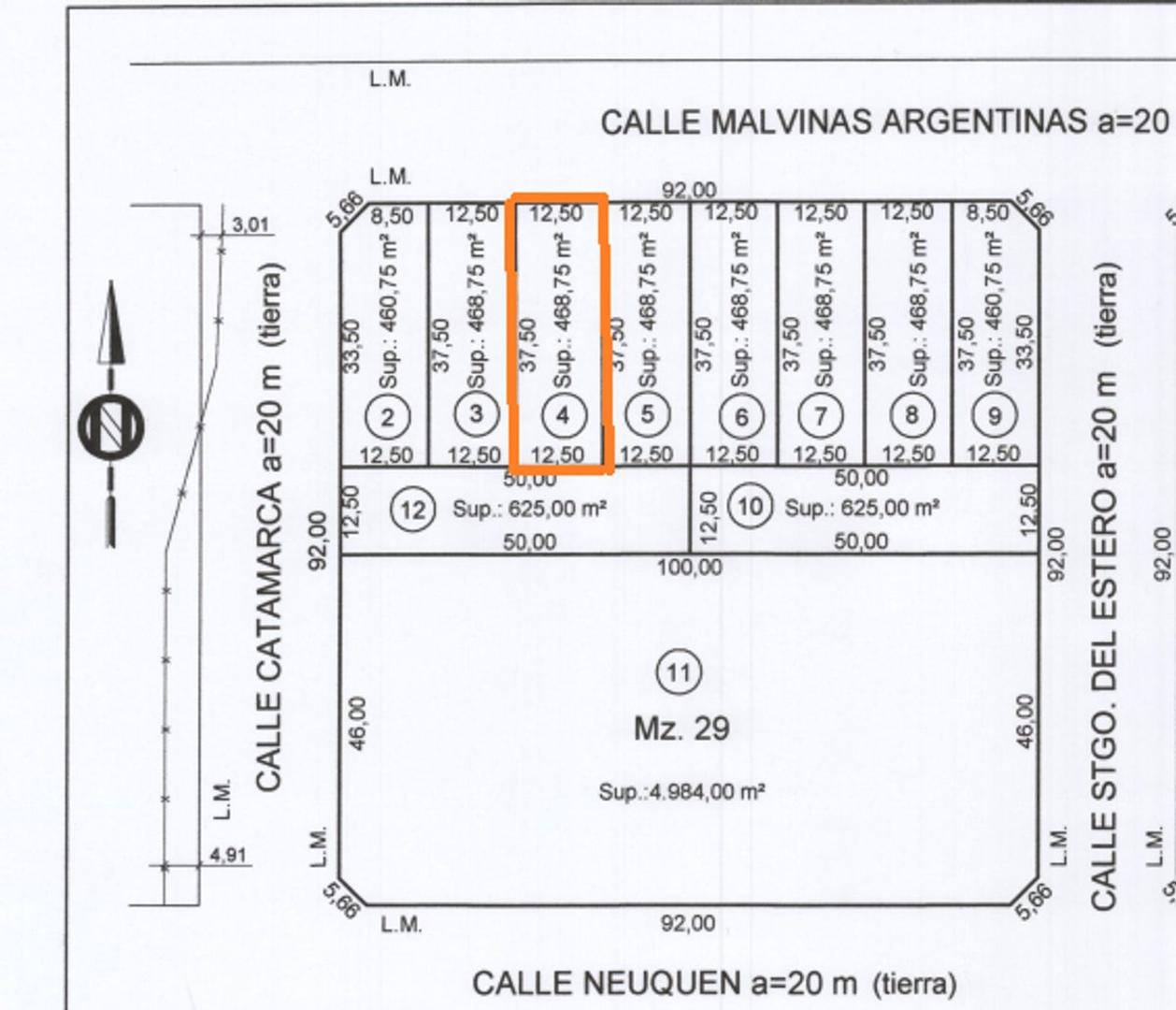 Malvinas Argentinas LOTE 4