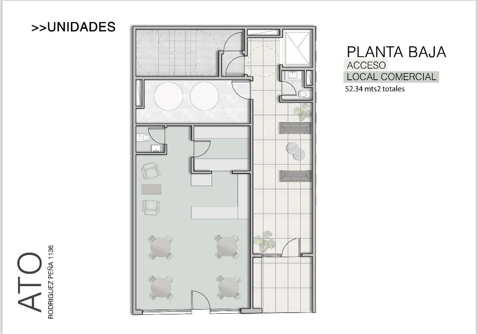 Departamento en Venta de Monoambiente