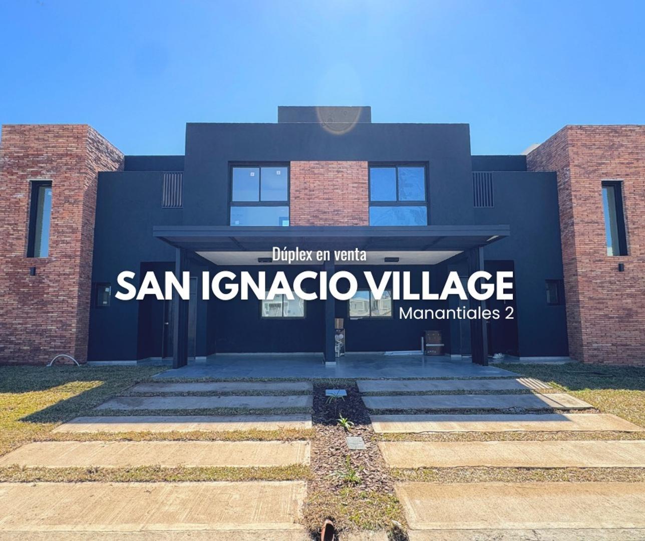 SAN IGNACIO VILLAGE - Duplex a estrenar - Calidad Premium