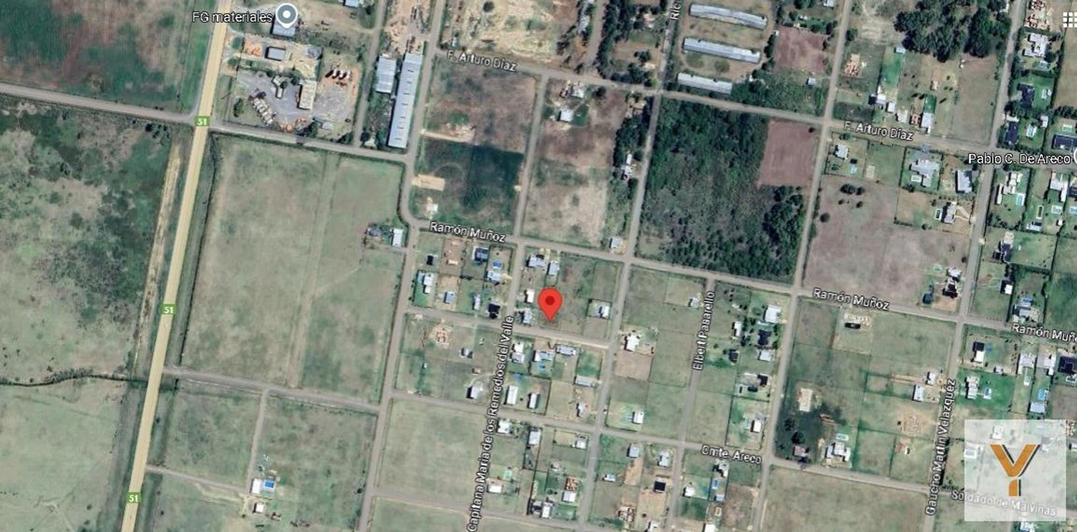 Terreno en Venta en Carmen de Areco, USD 30.000
