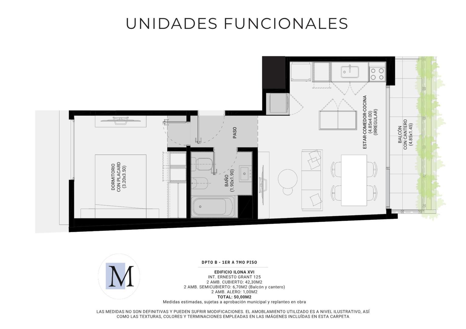 Departamento en el emprendimiento ILONA XVI