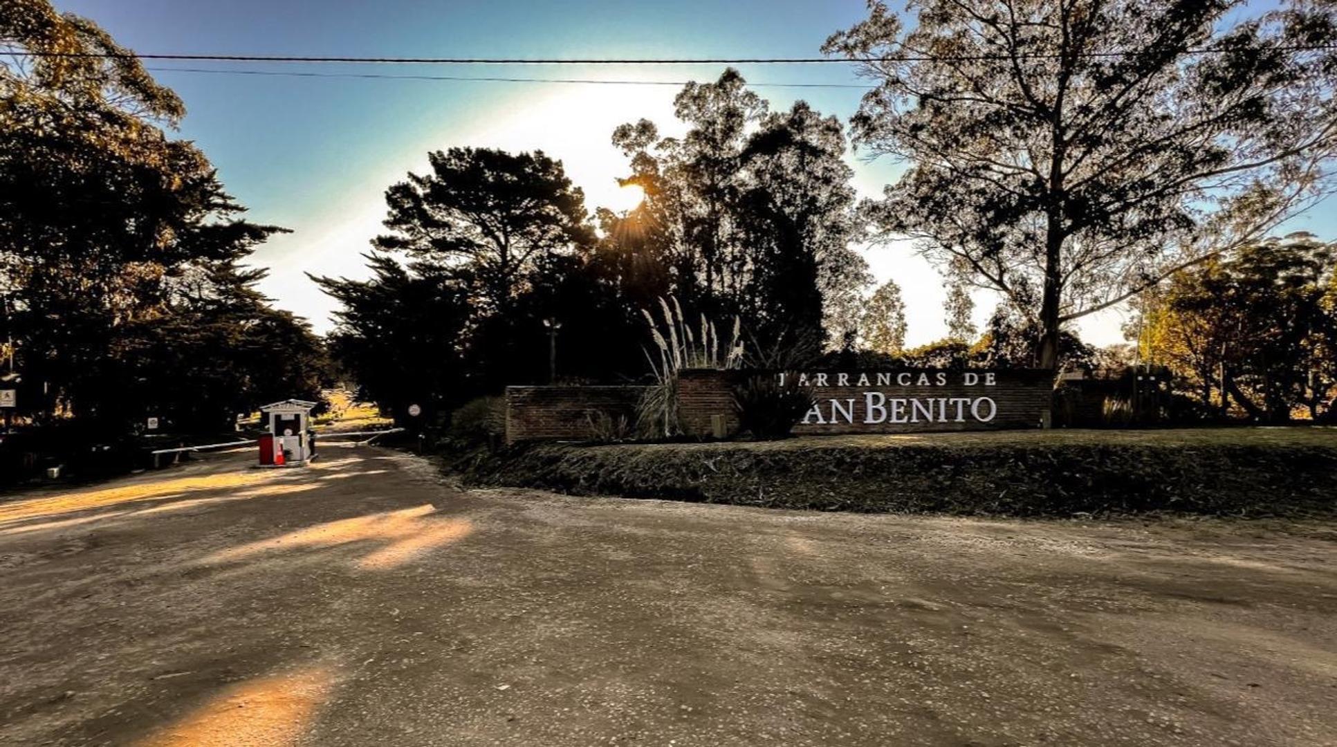 VENTA BARRIO PRIVADO BARRANCAS DE SAN BENITO