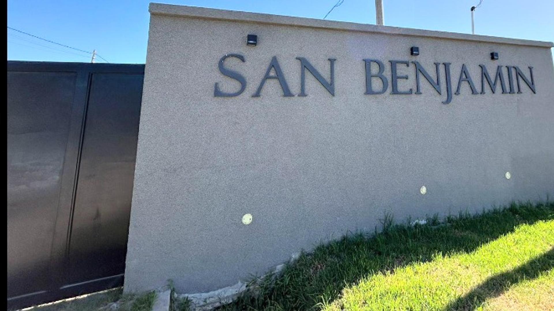 Terreno en venta  Barrio cerrado SAN BENJAMIN