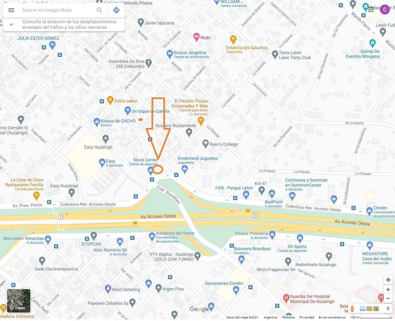 SOBRE COLECTORA  ACC OESTE :: IDEAL EMPRENDIMIENTO :: 1138M2