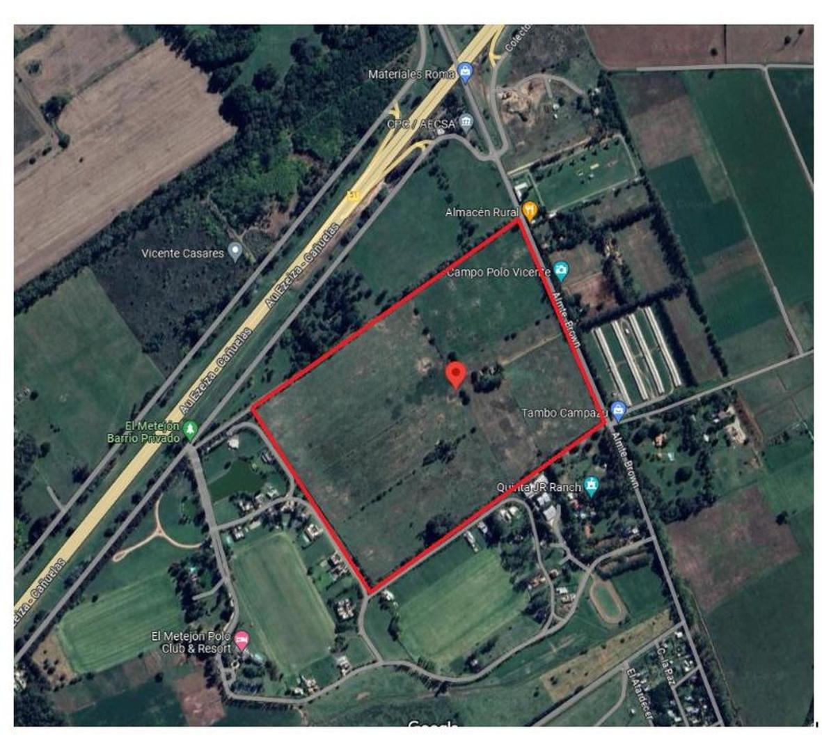 Campo 35,83 Ha - Km 51 Au Ezeiza Cañuelas