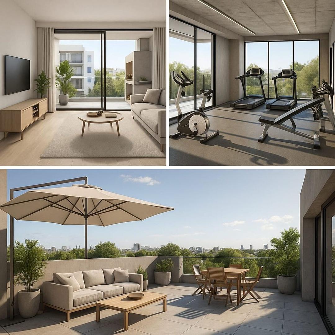 Departamento 3 ambientes con 1 baño