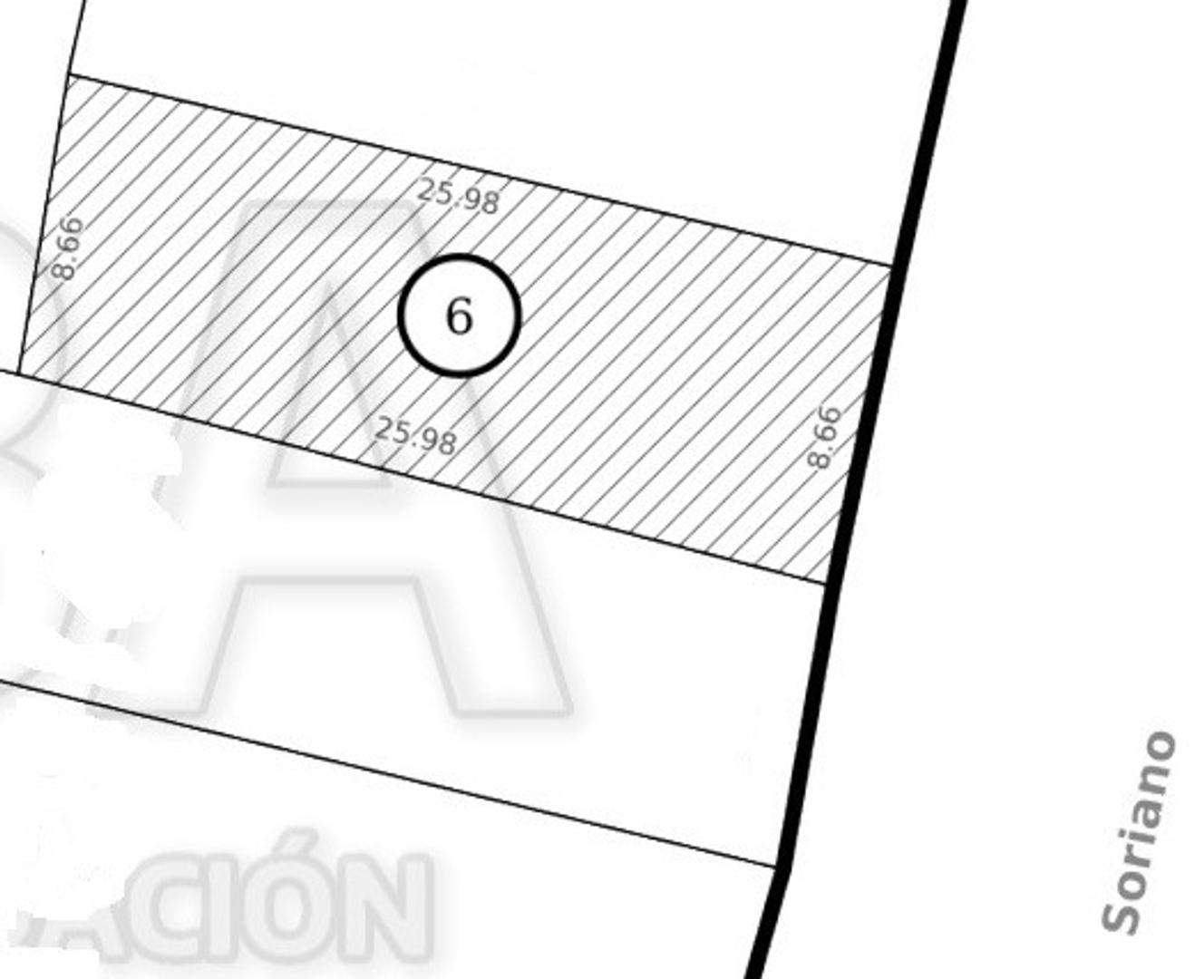 LOTE EN VENTA :: ITUZAINGO :: 225M2